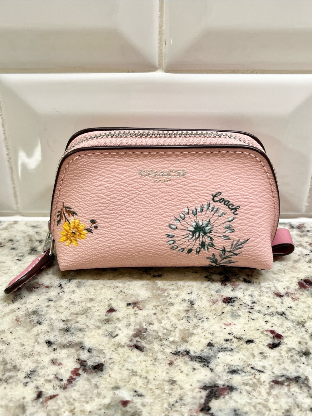 Coach Mini Zip Cosmetic Case NWOT